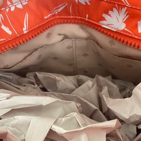 Kate Spade Orange Floral Shoulder Bag - Picture 9 of 9